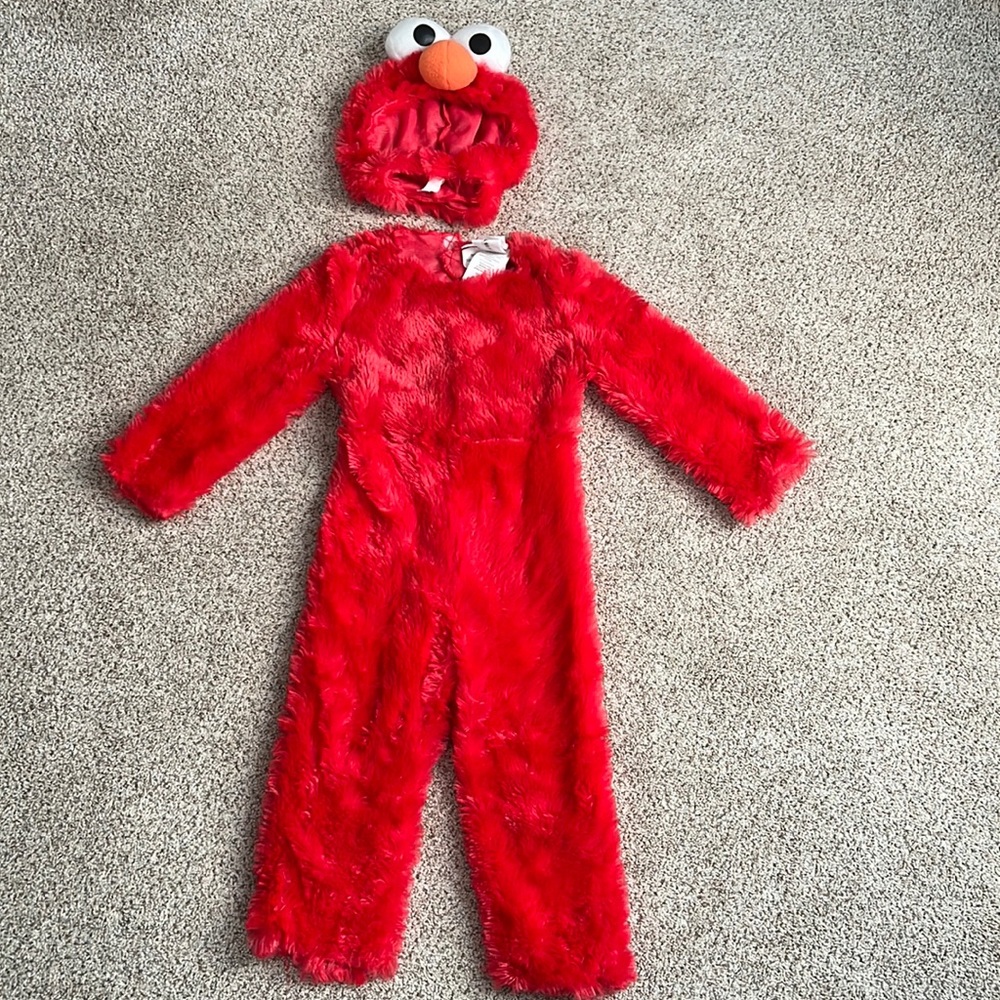 Elmo costume in Red for Toddlers fits T2-T3